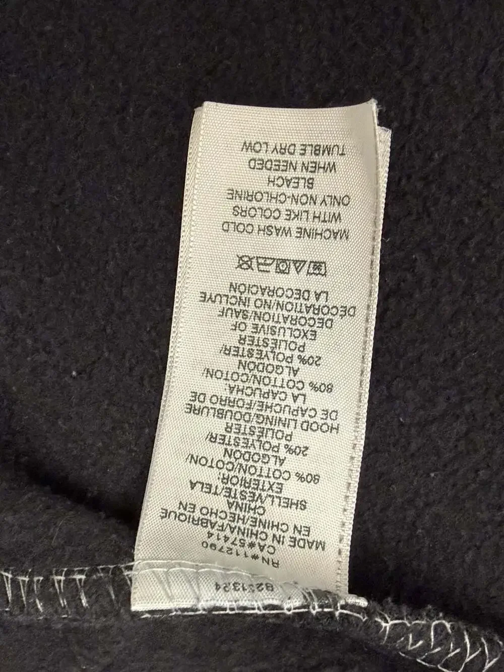True Religion Big T World Tour Full-Zip Fleece Hoodie